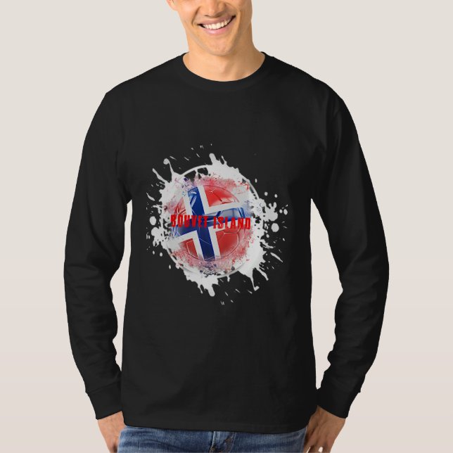 Bouvet Island Splash T-Shirt (Vorderseite)