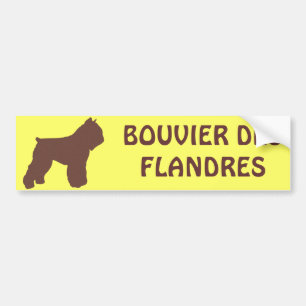 Bouvier DES Flandres Autoaufkleber
