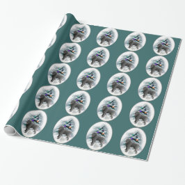 Bouvier des Flandres Christmas Geschenkpapier