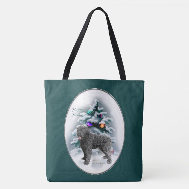 Bouvier des Flandres Christmas Tasche (Vorderseite)