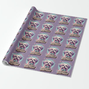 Bouvier des Flandres Dog Colorful Geschenkpapier