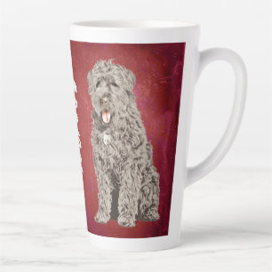 Bouvier des Flandres Grunge Milchtasse