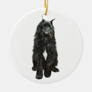 Bouvier des Flandres Keramik Ornament