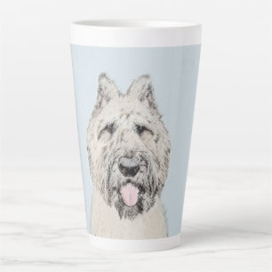 Bouvier des Flandres Painting - Original Dog Art Milchtasse