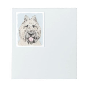 Bouvier des Flandres Painting - Original Dog Art Notizblock