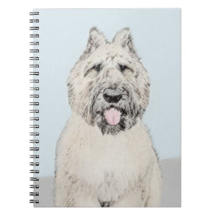 Bouvier des Flandres Painting - Original Dog Art Notizblock