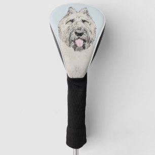 Bouvier des Flandres Painting - Original Hund Kuns Golf Headcover