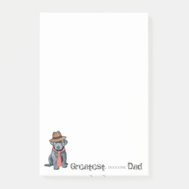 Bouvier des Flandres Papa Post-it Notes (Devant)