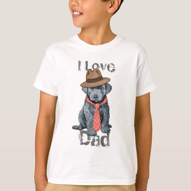 Bouvier des Flandres Papa T-Shirt (Devant)