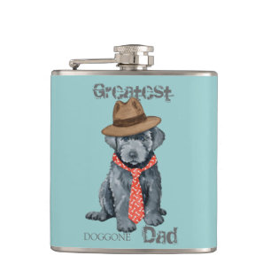 Bouvier des Flandres Vater Hip Flask Flachmann