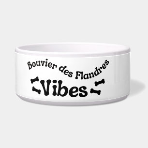 Bouvier des Flandres Vibes Keramik Dog Bowl Napf