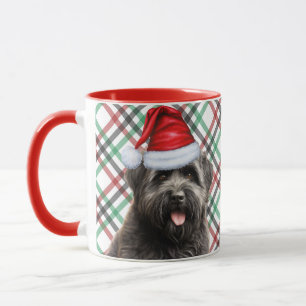 Bouvier Dog Lover Holiday Kariert Weihnachten Tasse