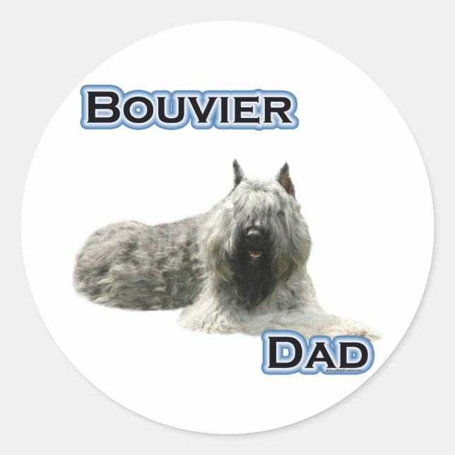 Bouvier Vater 4 - Aufkleber (Vorderseite)