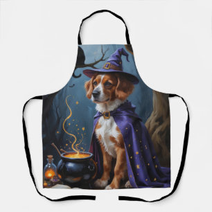 Bouviers des Flandres Whimsical Halloween Malerei Schürze