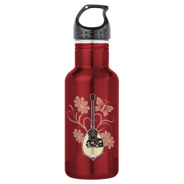 Bouzouki Edelstahlflasche (Vorderseite)