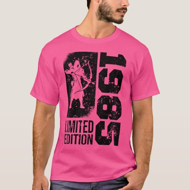 Bow Archer Geboren 1985 Bogenschießen am Geburtsta T-Shirt (Vorderseite)