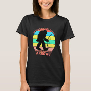 Bow Arrow nicht alle Wander verloren warme Frauen T-Shirt