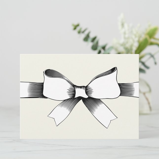 Bow Avec Invitations De Ruban (Créateur téléchargé)