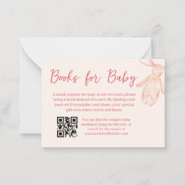 Bow Baby Showkarte Mitteilungskarte