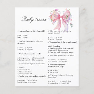 Bow Babyparty - Baby Trivia Spiel
