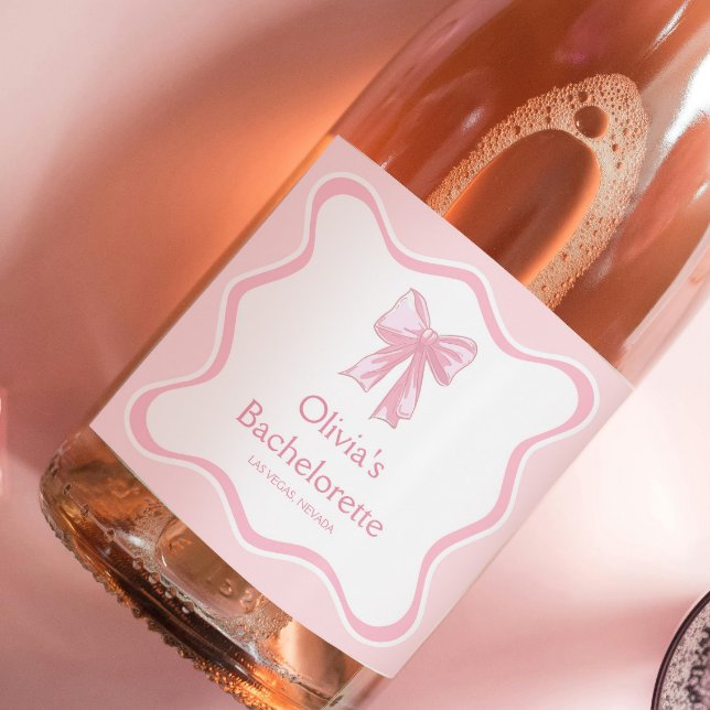 Bow bindet den Knot-Junggeselinnen-Abschied-Champa (Von Creator hochgeladen)