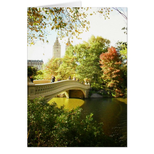 Bow Bridge, Central Park, Später Sommer, NYC (Vorne)