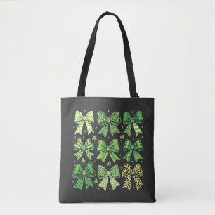 Bow Coquette St Patrick's Day Vintag Tasche