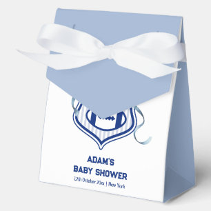 Bow Crest Rookie Fußball Sport Junge Baby Shower Geschenkschachtel