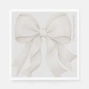 Bow Elegant Brautparty Decor Serviette