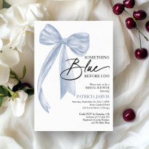 Bow etwas Blau, bevor ich Bow Brautparty