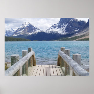 Bow Glacier Lake, AB, Kanada Poster