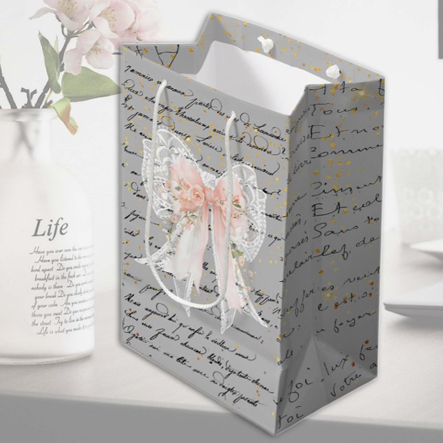Bow Harmony Medium Geschenktasche Mittlere Geschenktüte (Von Creator hochgeladen)