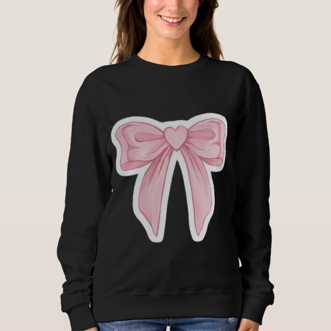 Bow Hoodie für Mädchen (Vorderseite)
