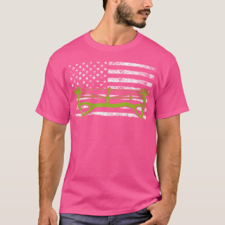 Bow Hunter Archery Bowhunter Broadhead Usa Flag T-Shirt