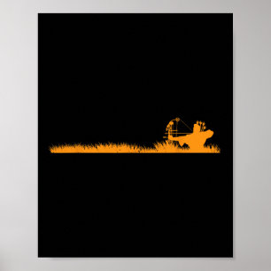 Bow Hunter Deer Junting Archer gibt Bowhunting Gr Poster
