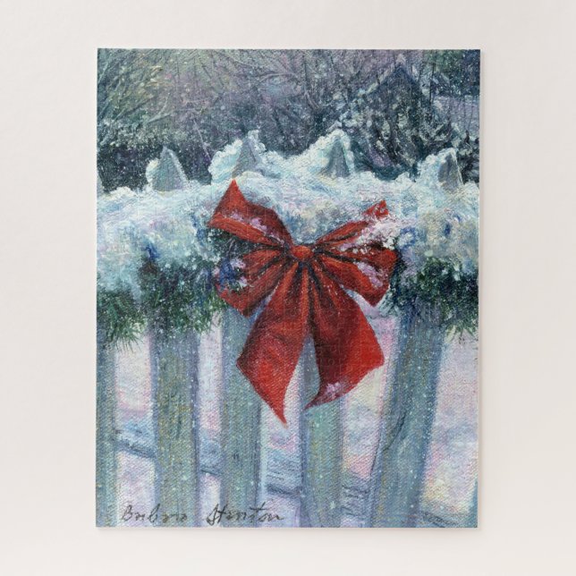 "Bow in the Snow" Jigsaw-Puzzle (Vertikal)