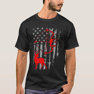 Bow Jagd auf amerikanisches Fahirsch für Bogenjäge T-Shirt