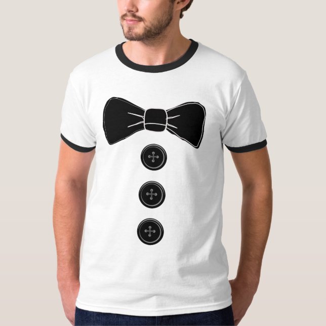 Bow Krawatte tuxedo Funny T - Shirt (Vorderseite)