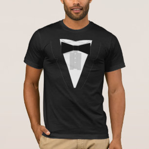 Bow Krawatte Tuxedo T - Shirt
