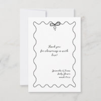 Bow Moderne Minimalistisch neutrale Babydusche