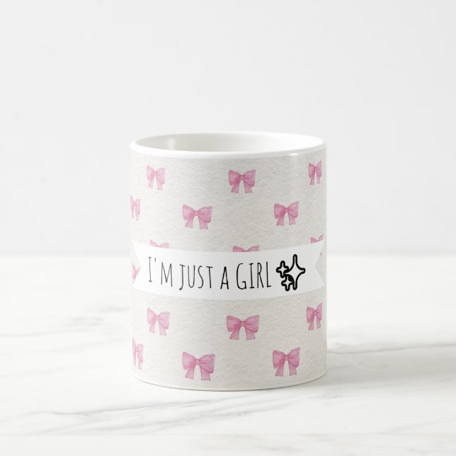 Bow pink Mug (Centre)