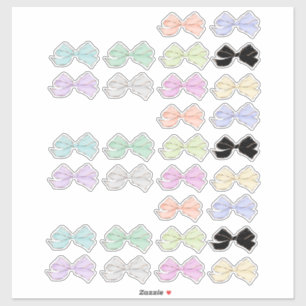 Bow Planner Stickers Aufkleber