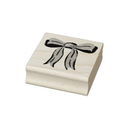 Bow Ribbon Gummistempel