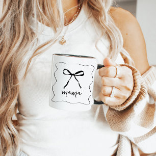 Bow Ribbon Mama Mère's Day Mug Cadeau pour maman