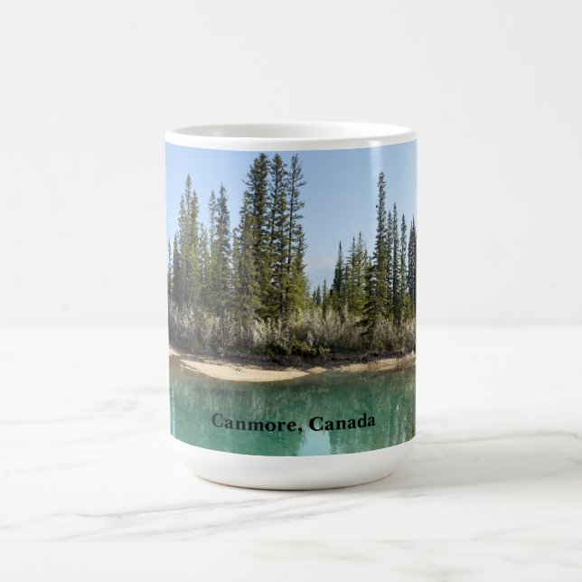 Bow River in Canmore Kanada Kaffeetasse (Mittel)