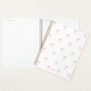 Bow rose monogramme
