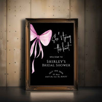 Bow She's The Knot Brautparty Welcome