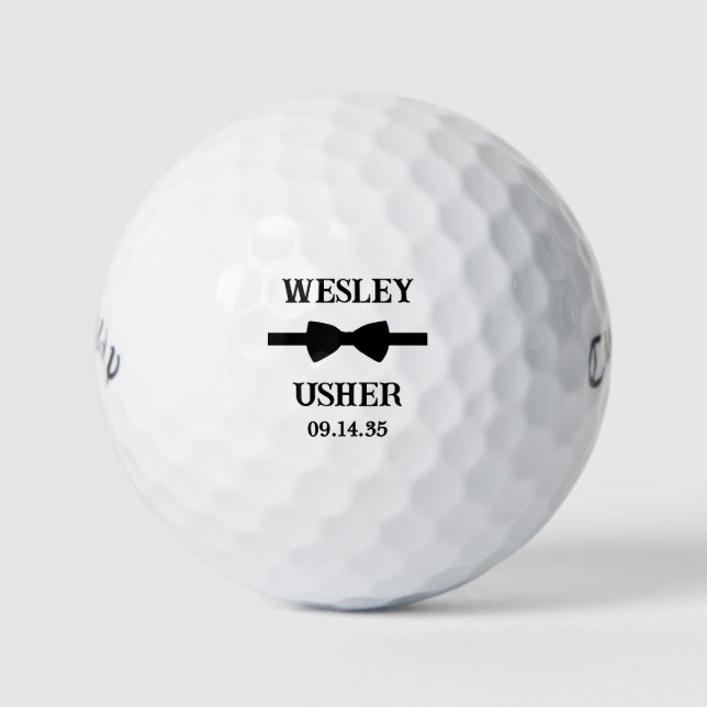 Bow Tie Usher Golfball (Vorderseite)