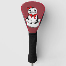 Bow-tiful Seal – Christmas Edition Golf Headcover