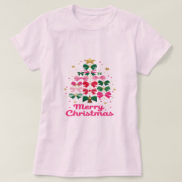 Bow Tree – Merry Christmas in Style T-Shirt